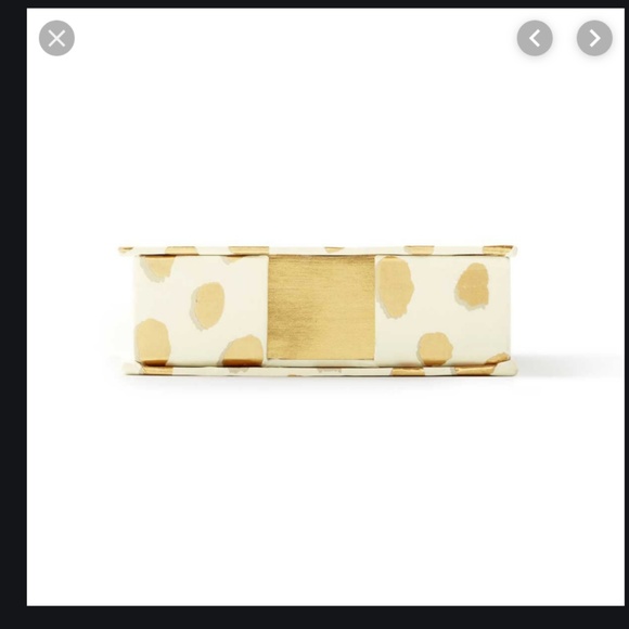 kate spade Gold Flamingo Dot Loose Note Holder Pen - Picture 4 of 4